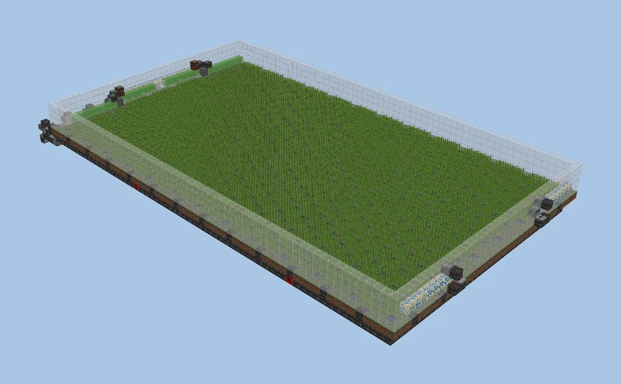 Automated Sugar Cane Farm with Slime Block Flying Machines