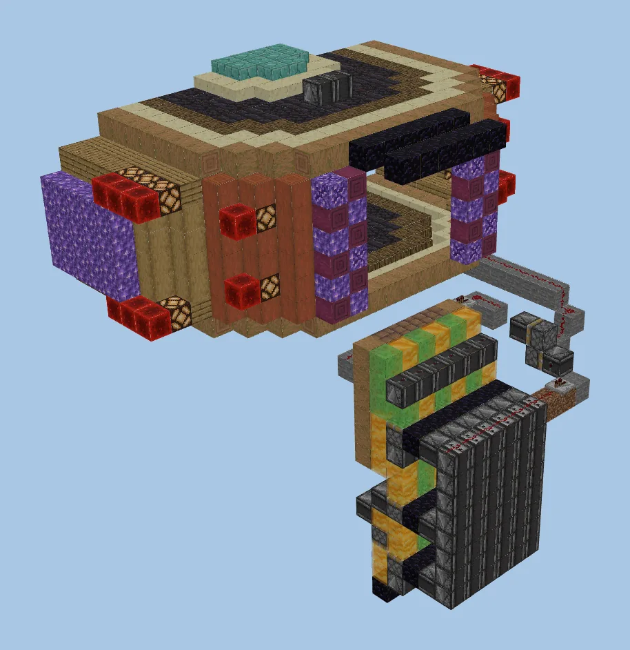 Automatic 6x6 Piston Door