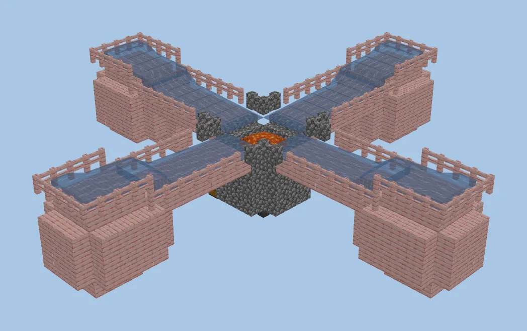 Early Game Iron Farm Structure