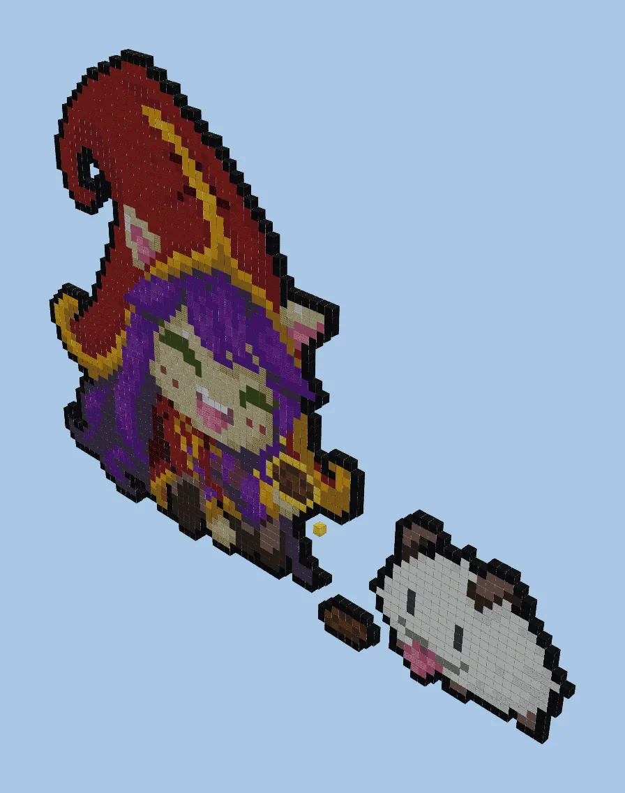 Lulu League of Legends Pixel Art