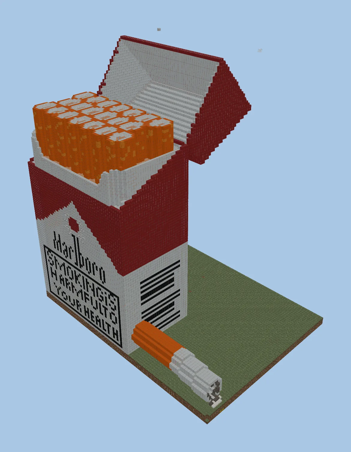 Marlboro Cigarette Box Decoration