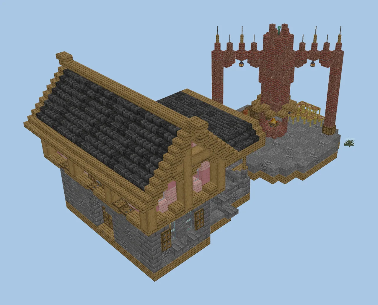 Medieval Forge For Villagers