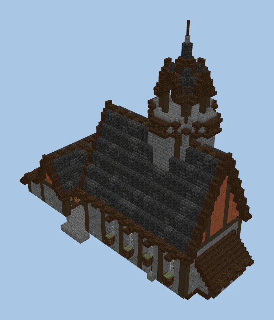 Medieval Tree Farm With Storage