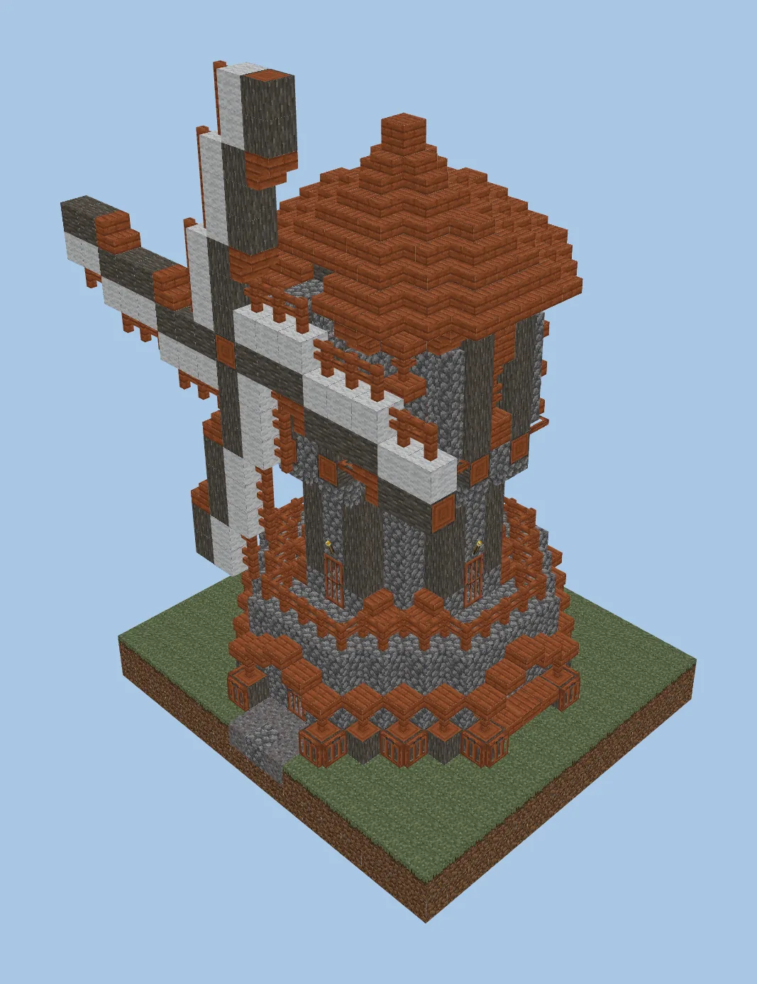 Medieval Windmill Structure