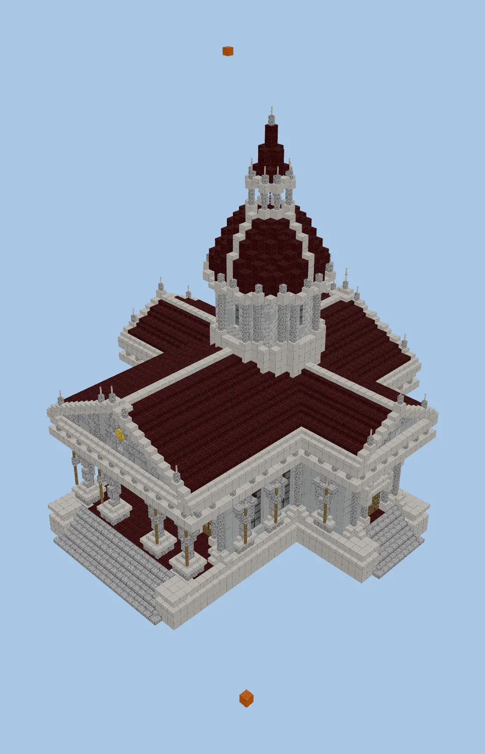 Minecraft Custom Courthouse Structure
