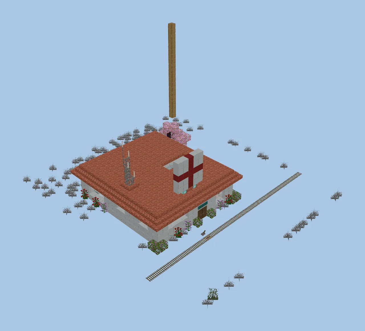 Minecrafty Town Medical Center Building