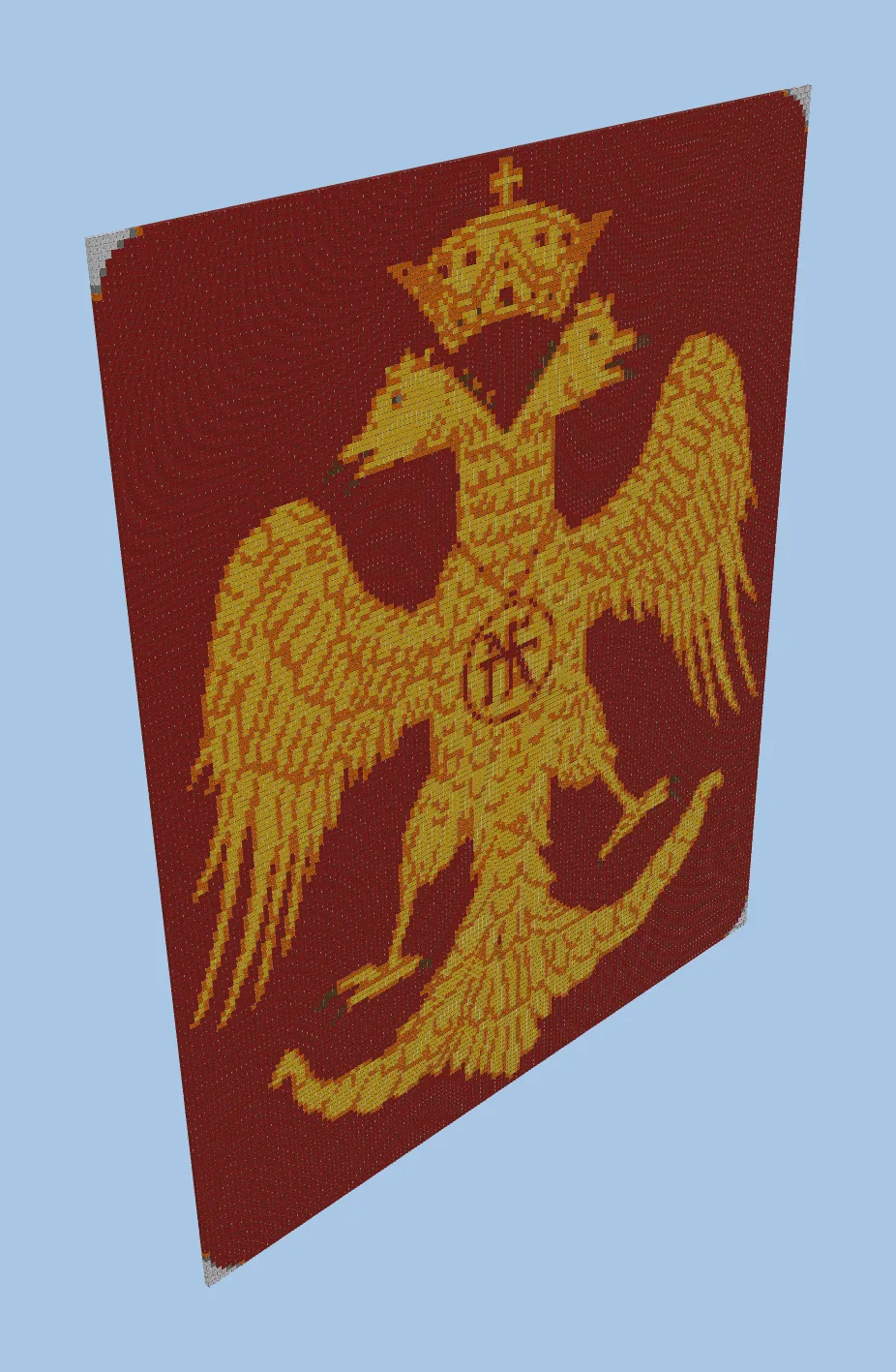 Roman Empire Flag Pixel Art