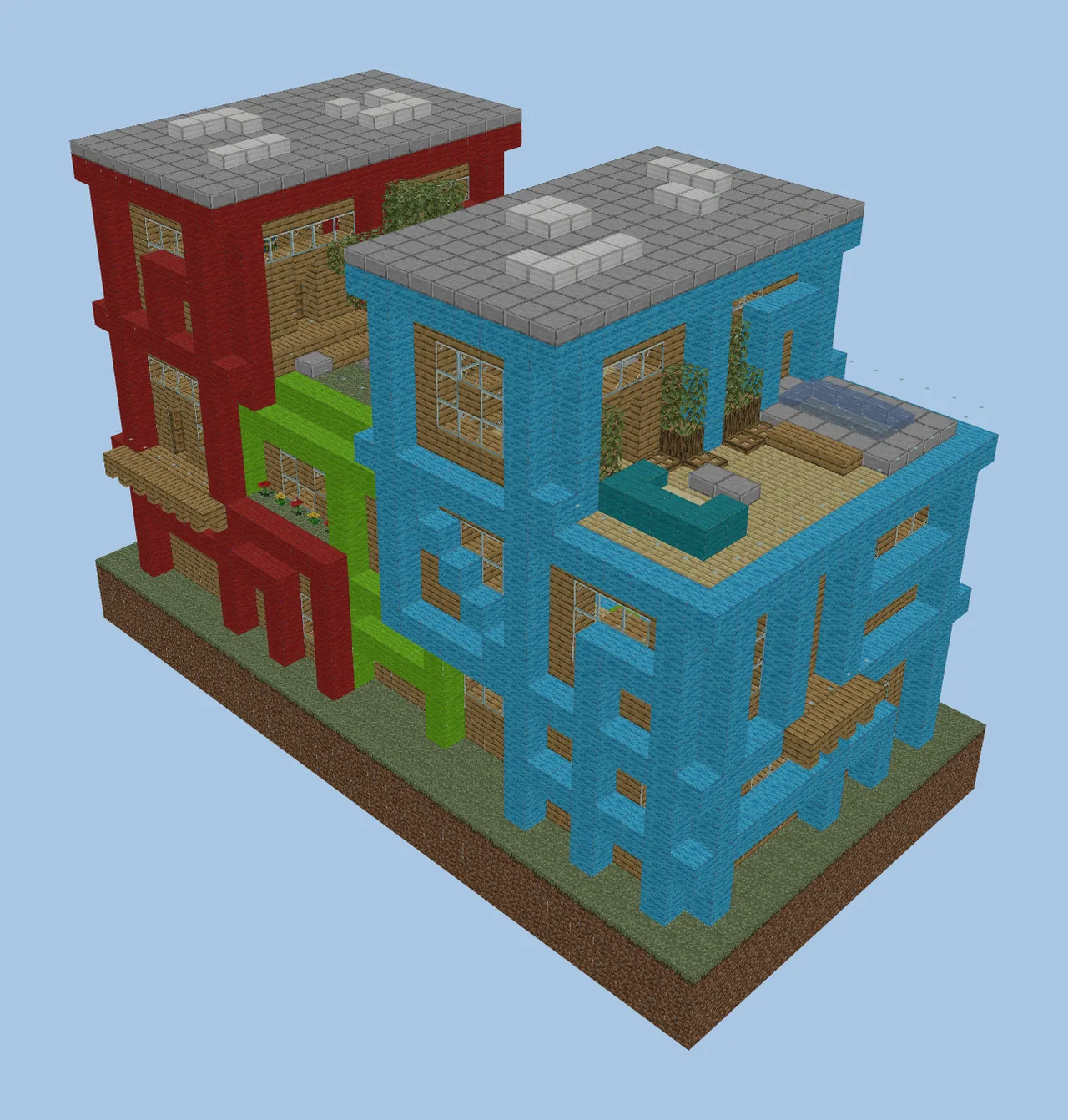 Tetris Inspired House