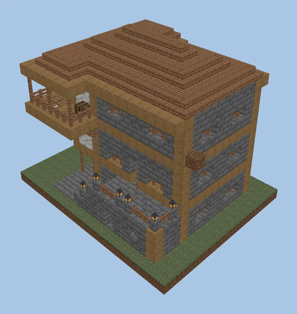 Two Story Bungalow Home