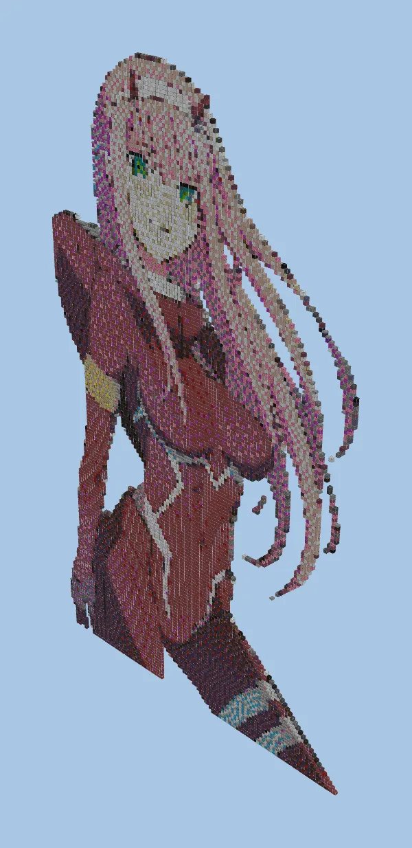 Zero Two Pixel Art Build