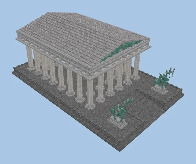 Ancient Greek Temple Structure