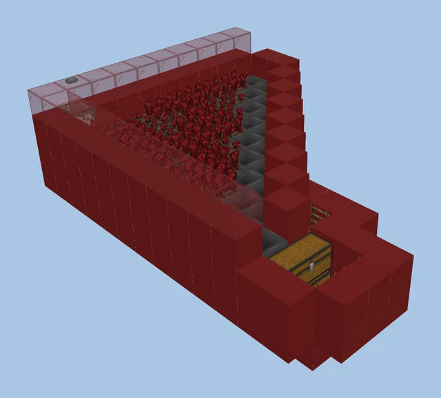 Automated Nether Wart Farming Structure