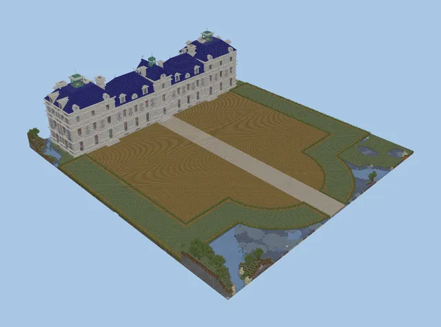 Cheverny Castle Replica Schematic