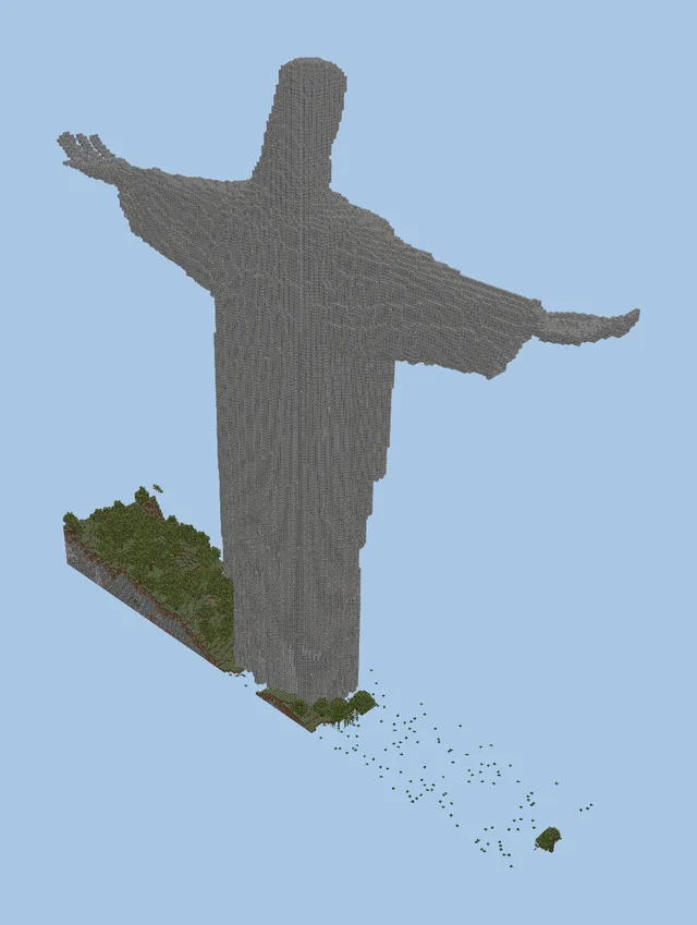 Christ the Redeemer Statue Minecraft Build