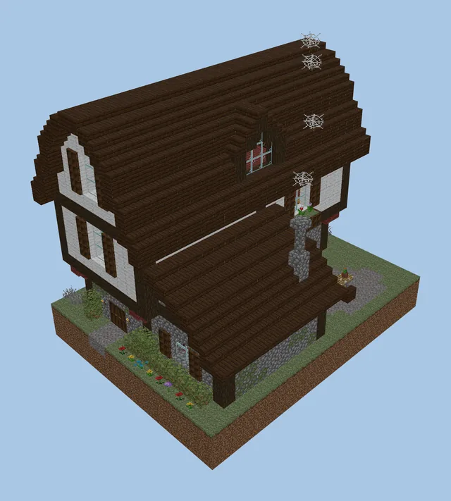 Classic Minecraft Rural Home