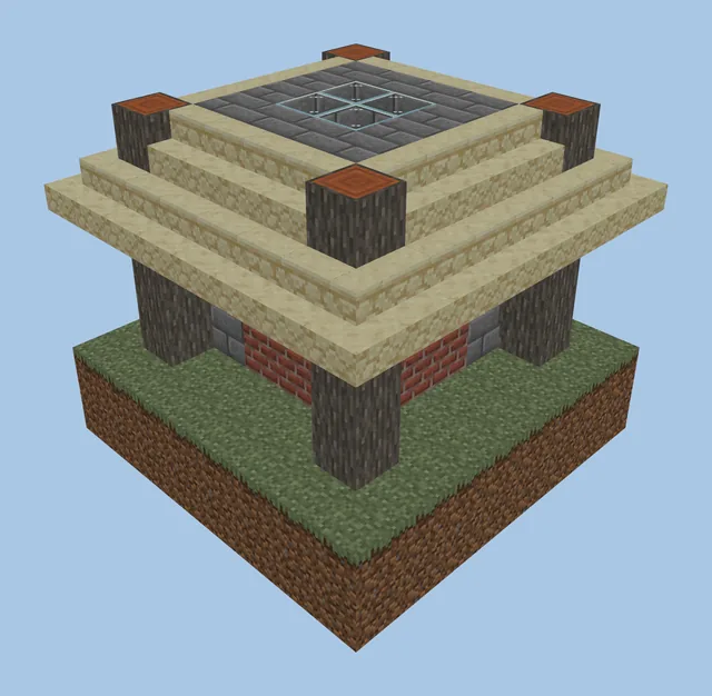Compact 2x2 Player House