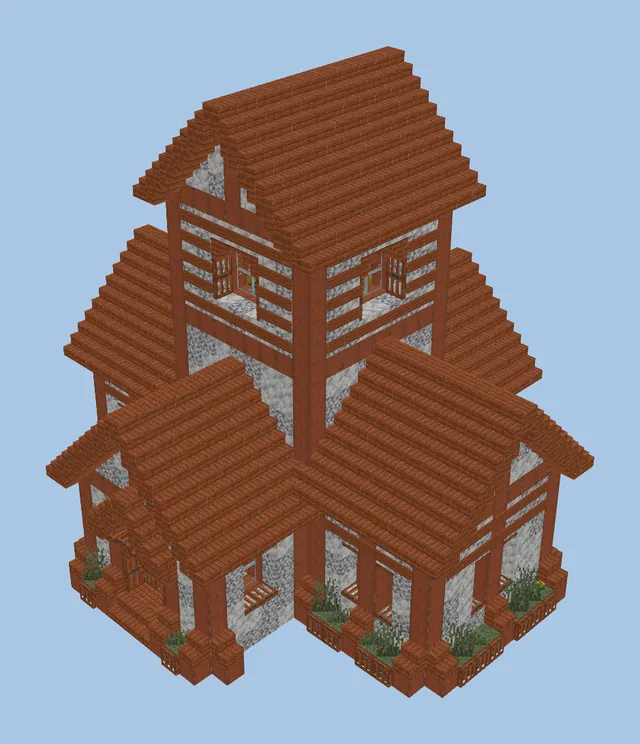 Cozy Furnished Medieval Home for Minecraft Survival Worlds