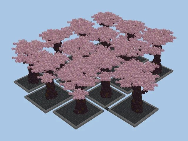 Custom Big Jungle Trees Pack