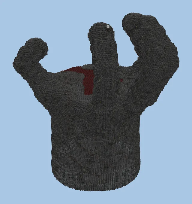Giant Berserk Hand Iron Farm