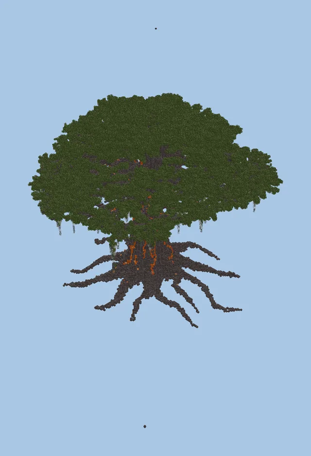 Giant Oak Tree Structure