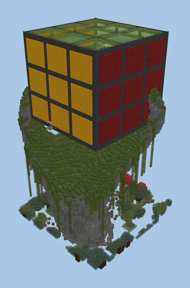 Giant Rubik Cube Iron Farm Schematic