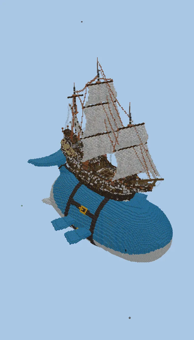 Giant Wailord Pirate Ship