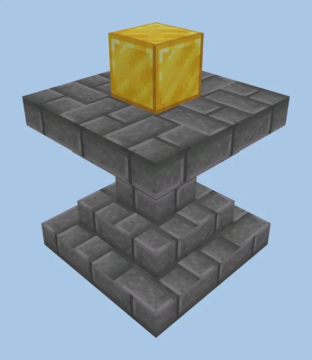 Gold Podium Decoration