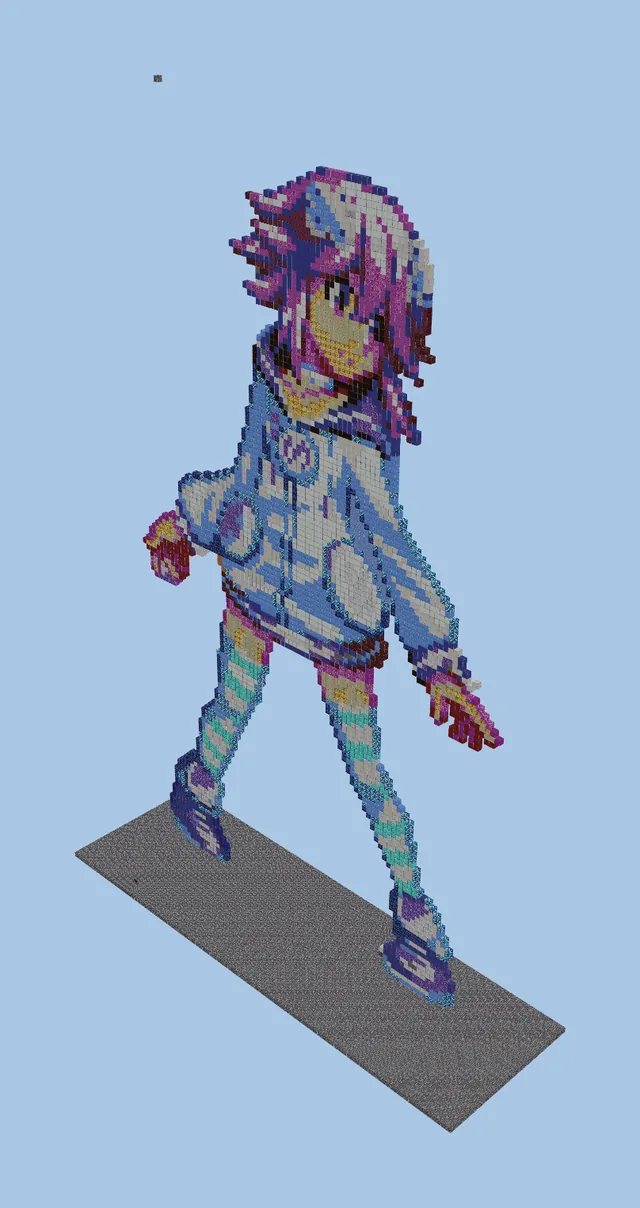 Hyperdimension Neptune Pixel Art