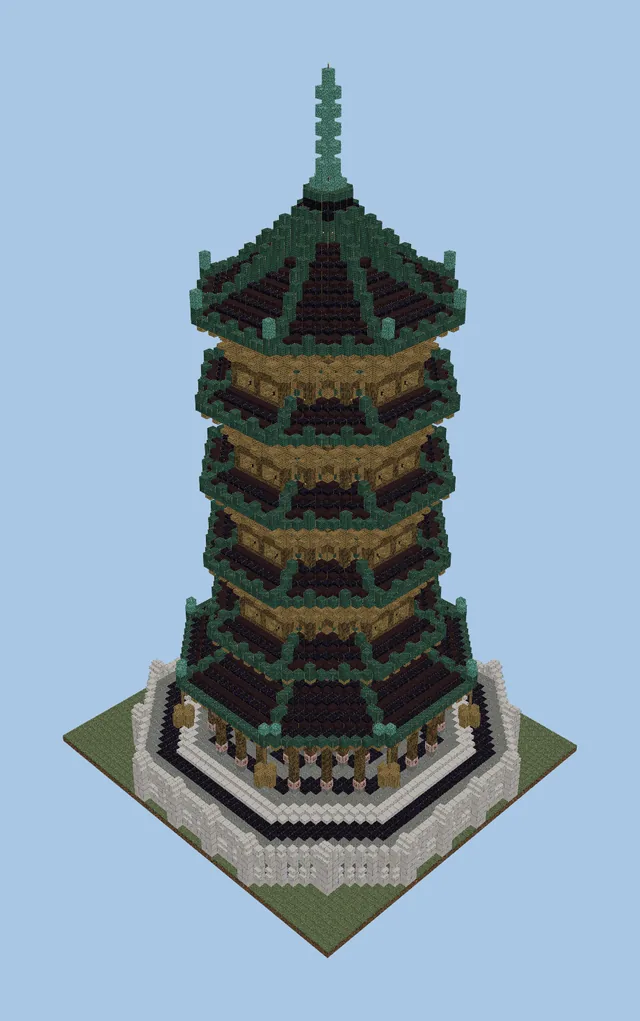 Japanese Pagoda Structure