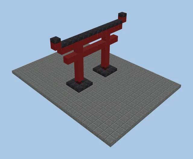 Japanese Shinto Shrine Structure