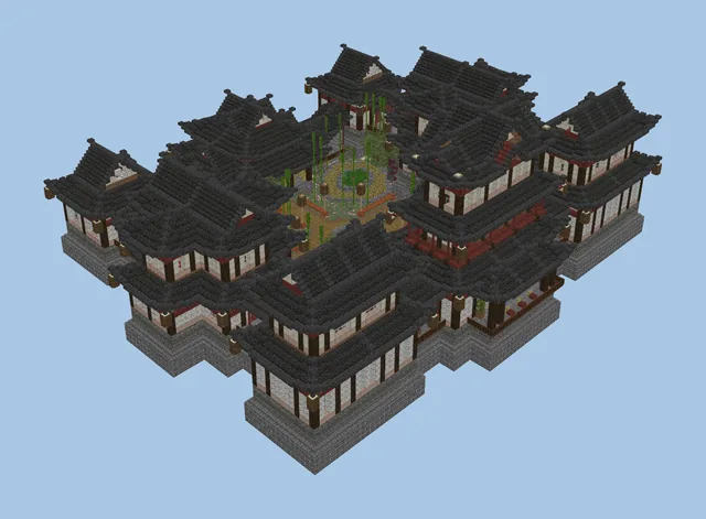 Japanese Style Temple Exterior