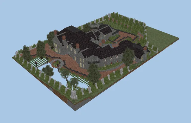 Large Two-Story Luxury Mansion Build