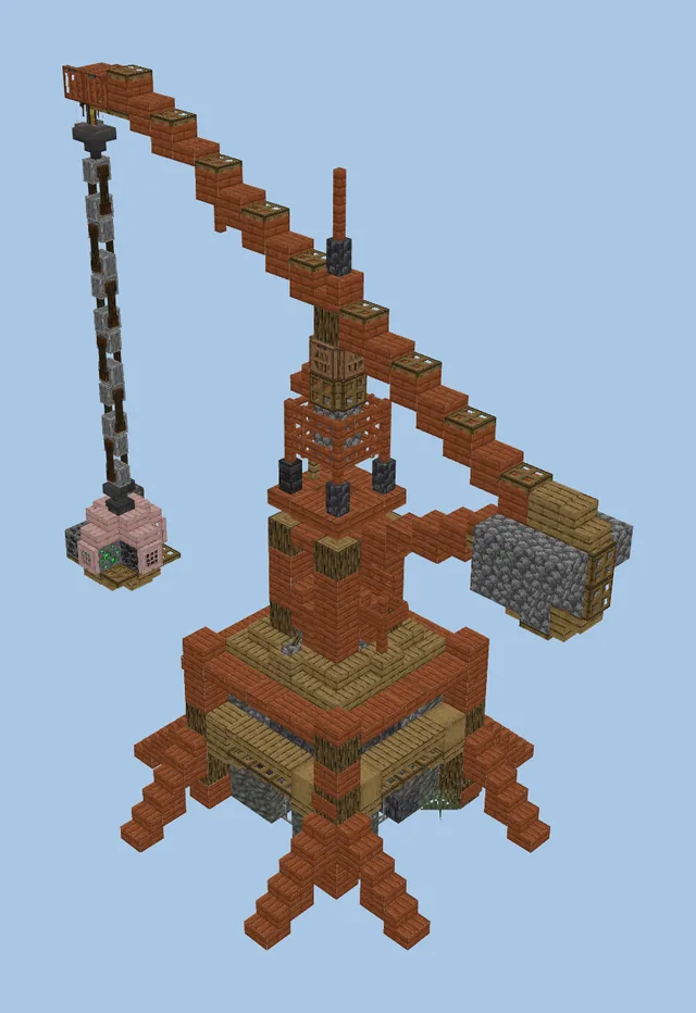 Medieval Rustic Crane