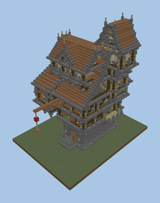 Medieval Small Medium House Structure