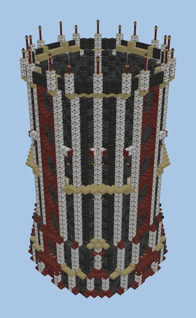 Medieval Tower With Sugar Cane Farm