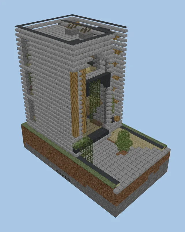 Minecraft Sandstone House Build