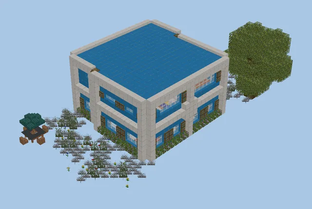 Modern Blue House