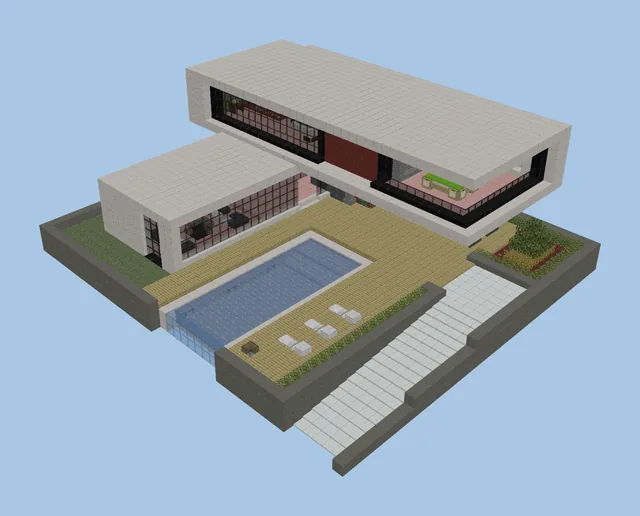 Modern Quartz Mansion 41x37