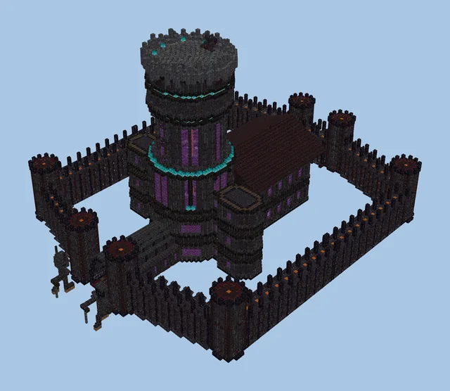 Netherite Knight Castle Recreation
