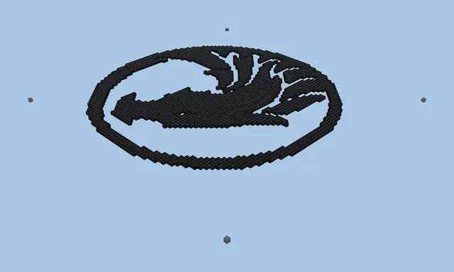 Pixel Art Dragon Yin-Yang