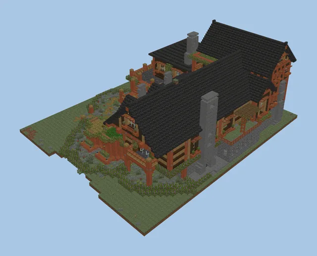 Rustic Wooden Manor