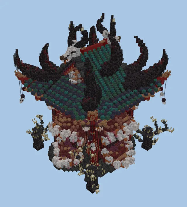 Sukuna Temple Minecraft Build