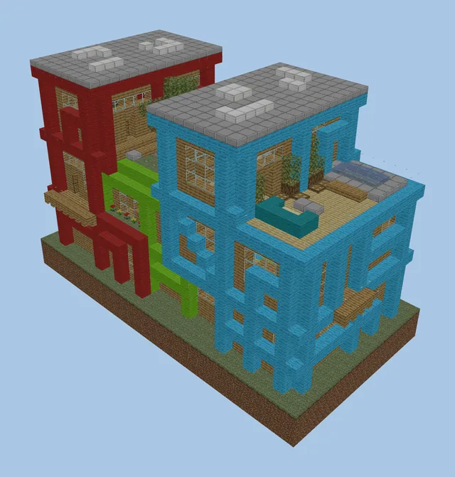 Tetris Inspired House
