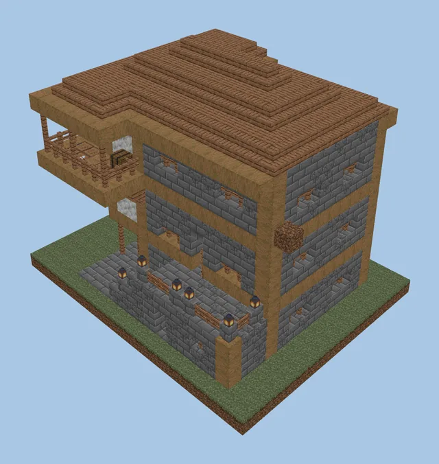 Two Story Bungalow Home