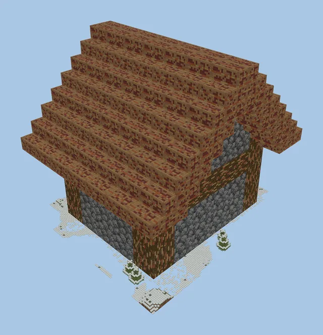 Villager House With Secret Base