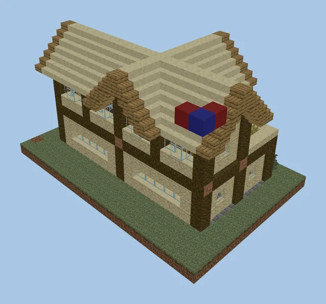 Wooden Starter Home For Two