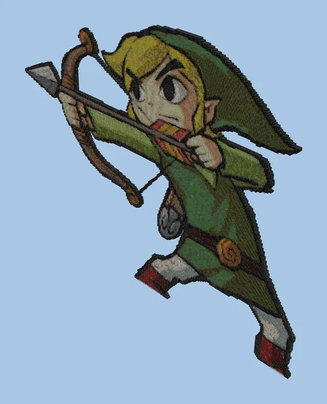 Zelda Wind Waker Link Statue